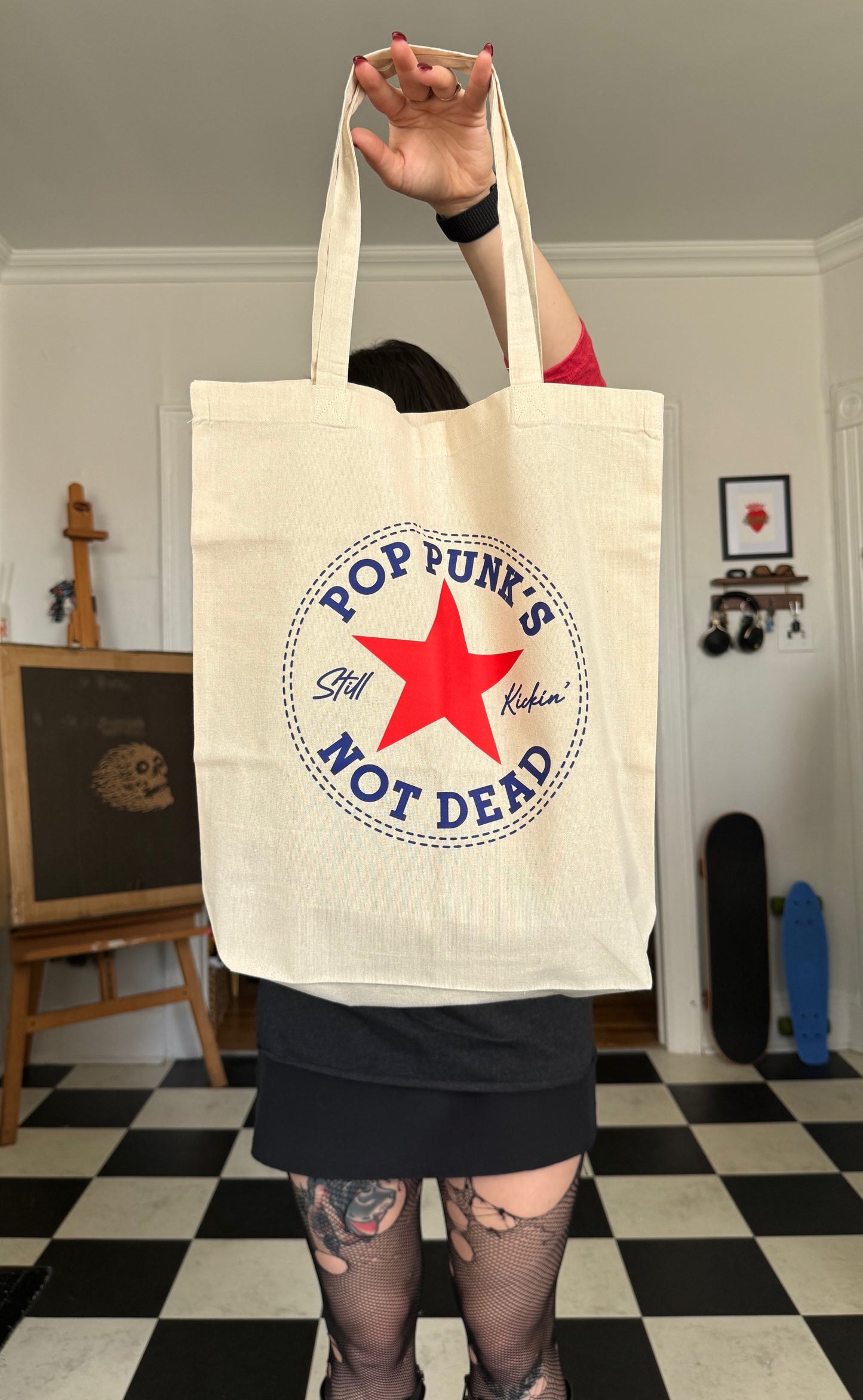 Pop Punk's Not Dead Tote bag