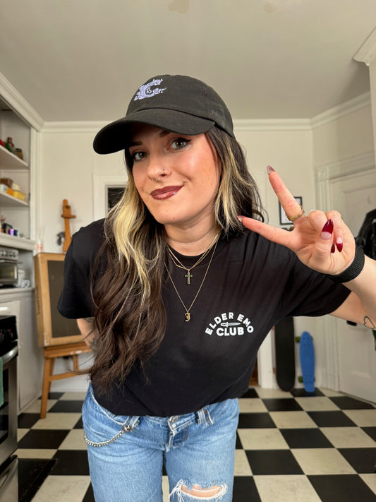 Elder Emo Club Crop Top