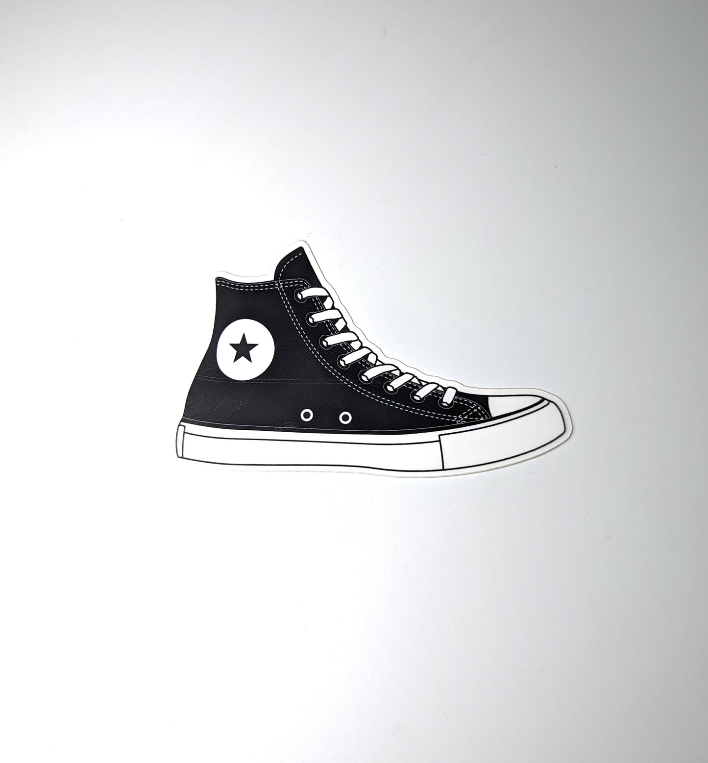 High-top shoe sticker