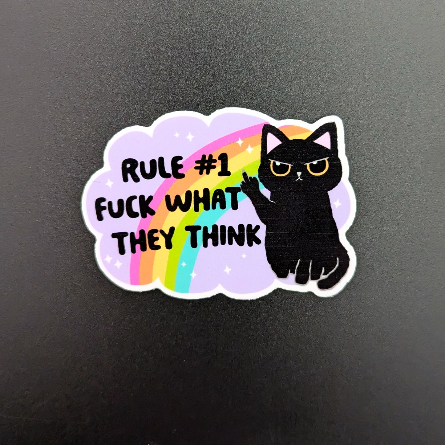 Fuck What They Think sticker