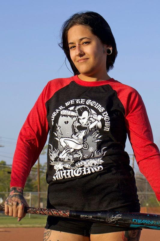 Sugar, We're Going Down Swinging Raglan