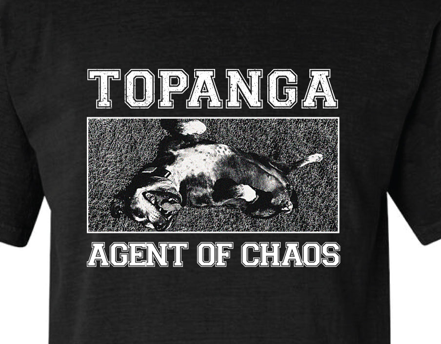 Topanga Agent of Chaos Hardcore Dog Shirt