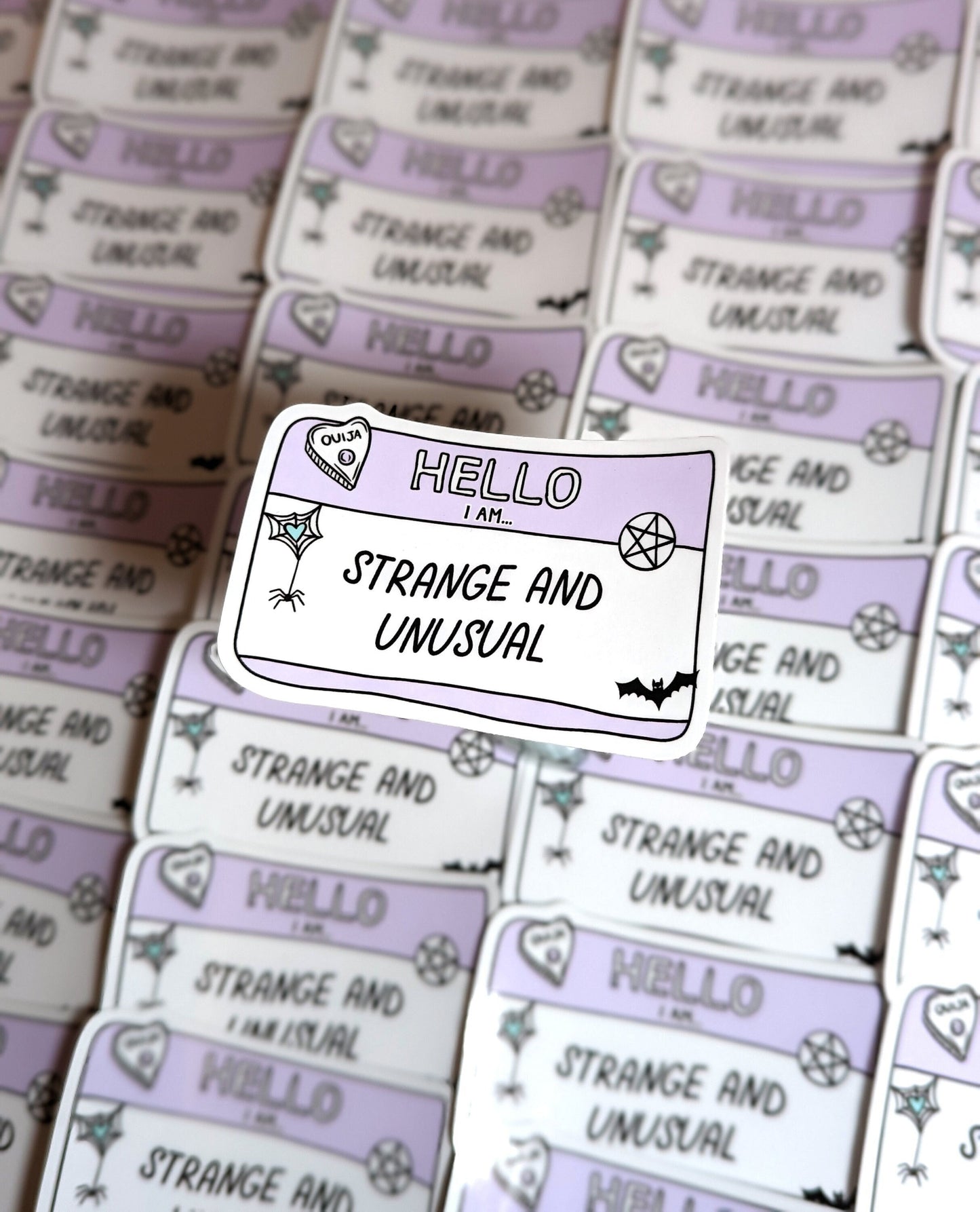 I Am Strange and Unusual Sticker