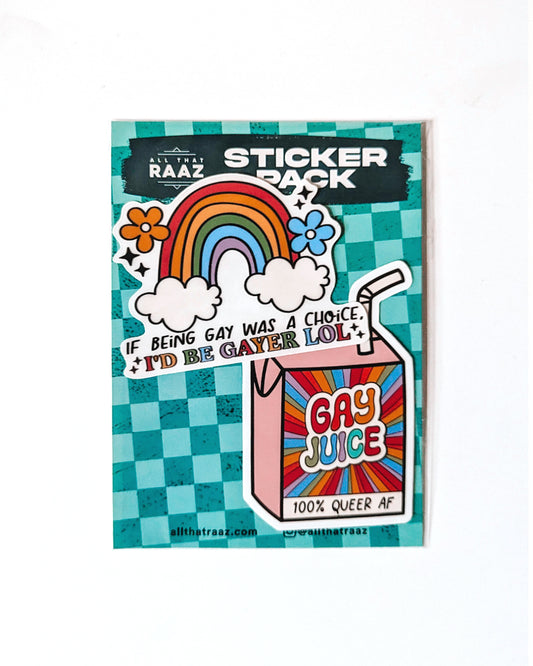 Gay Pride Sticker Pack