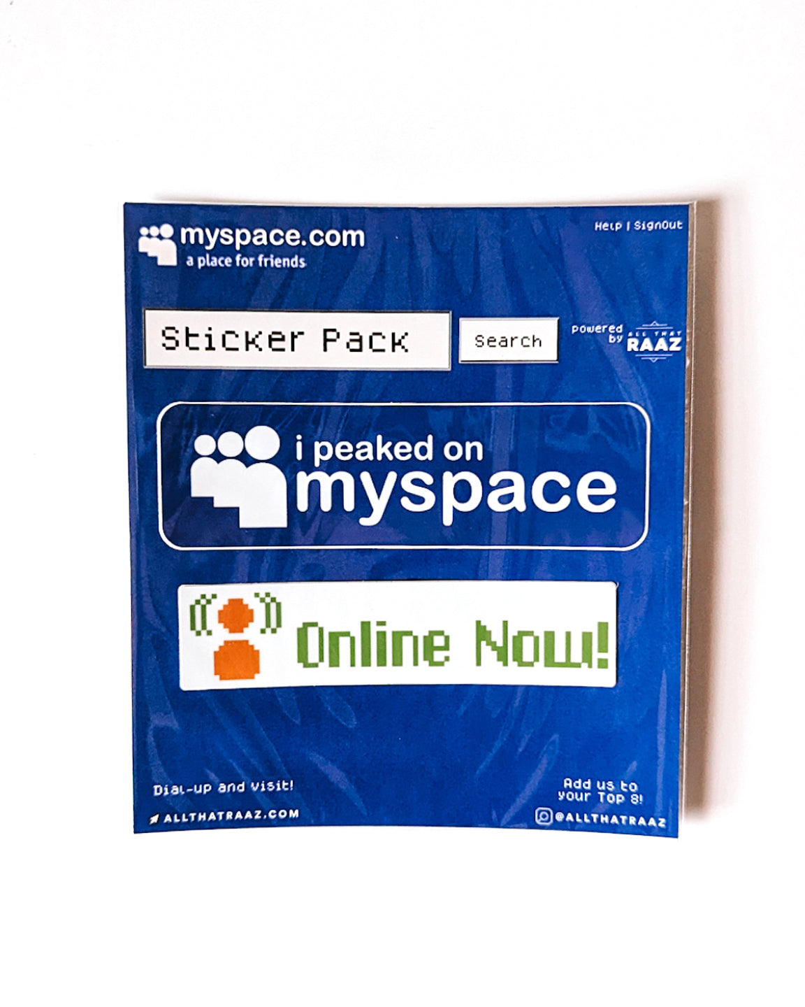 MySpace Sticker Pack