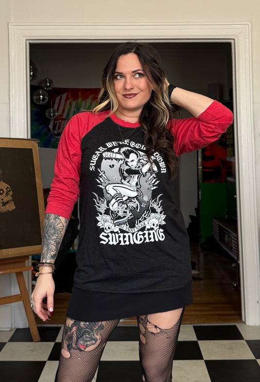 Sugar, We're Going Down Swinging Raglan