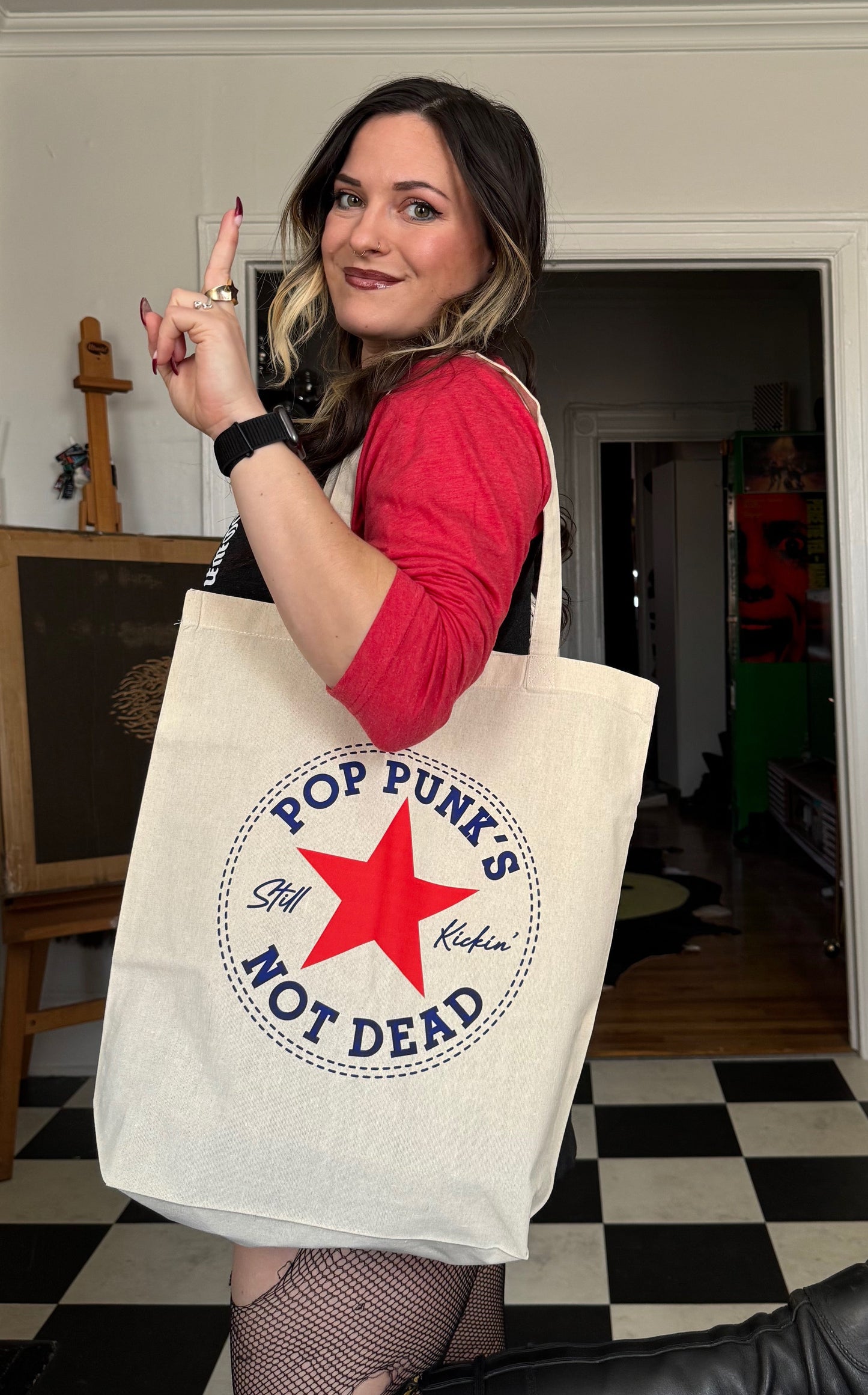 Pop Punk's Not Dead Tote bag