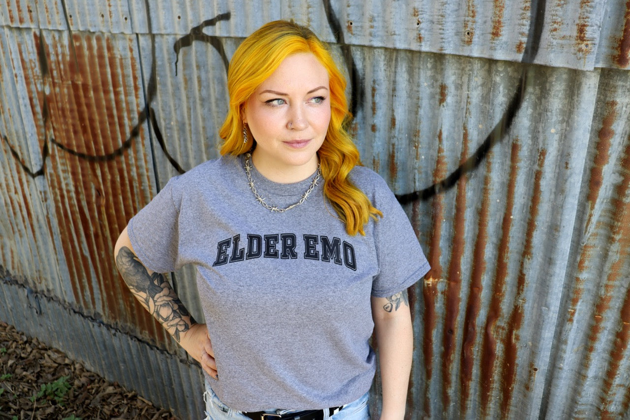 Elder Emo Collegiate Shirt