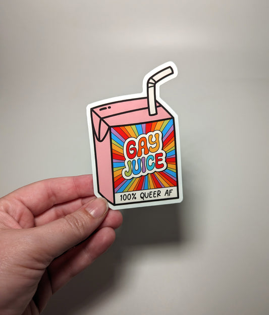 Gay Juice Sticker