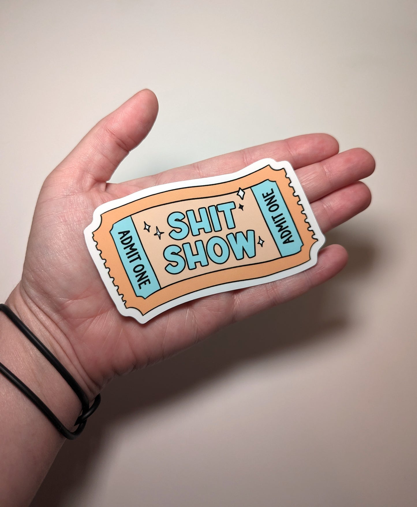 Shit Show Ticket Sticker