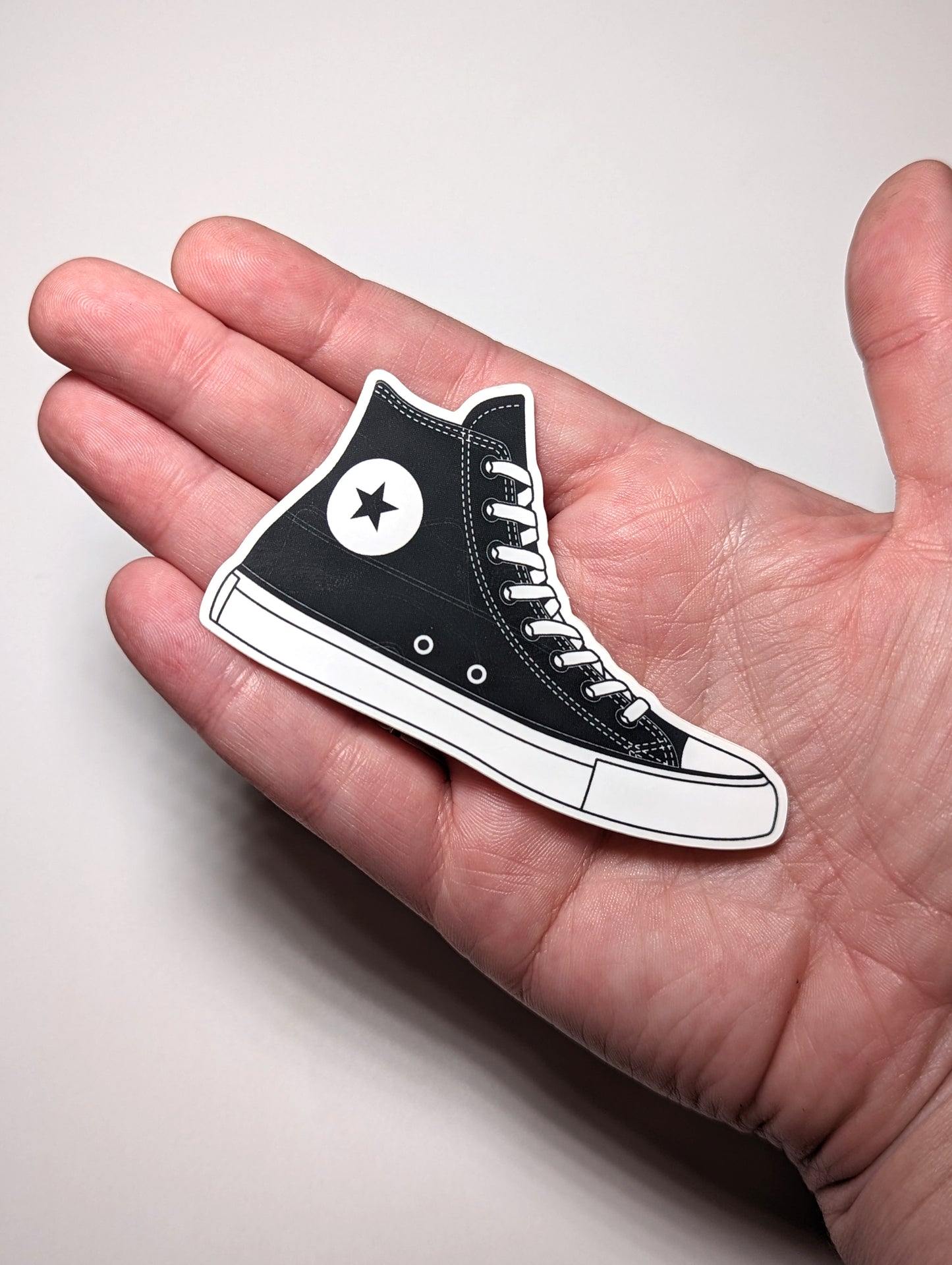 High-top shoe sticker