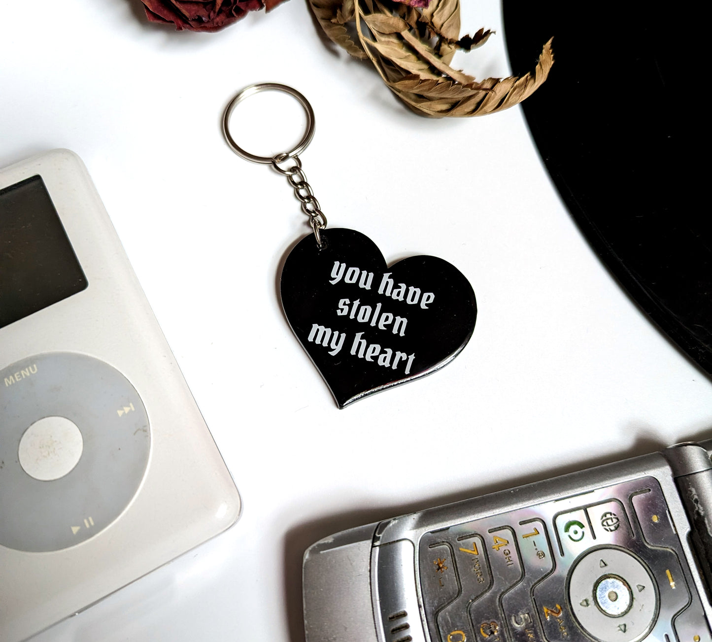 You Have Stolen my Heart Keychain