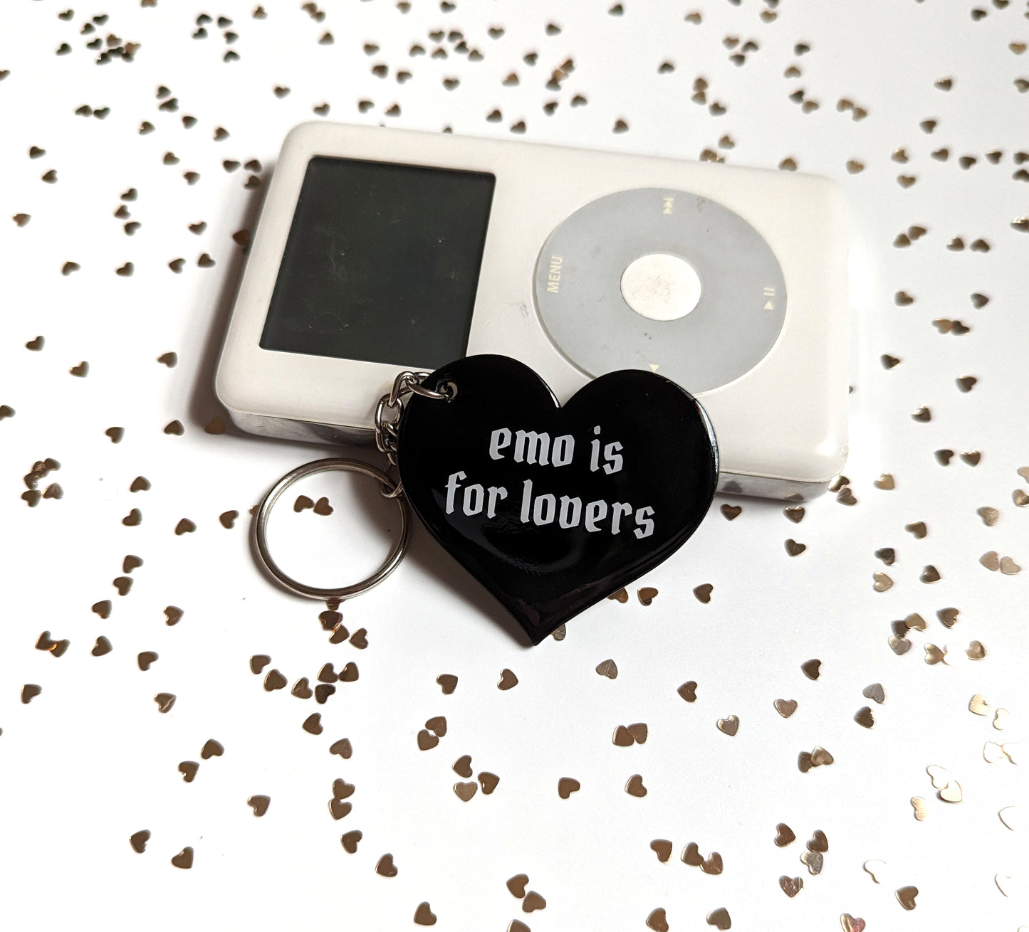 Emo is for Lovers Keychain