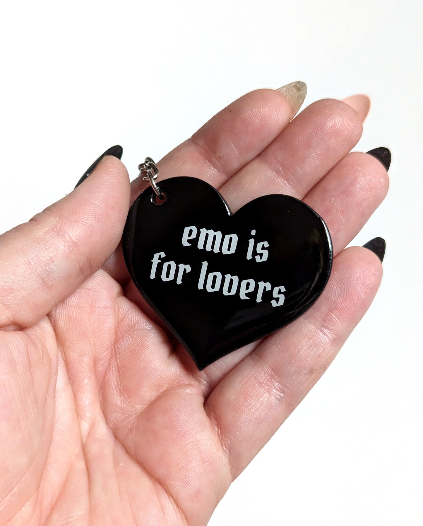 Emo is for Lovers Keychain