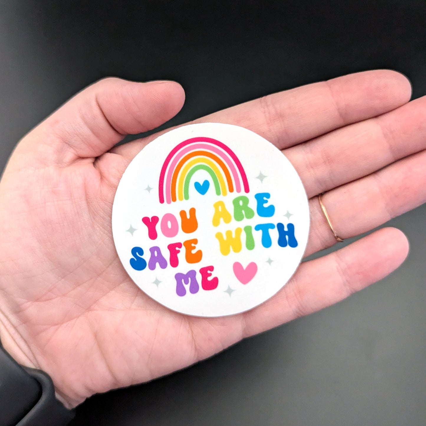 You Are Safe With Me sticker