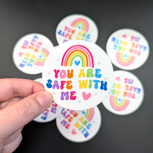 You Are Safe With Me sticker