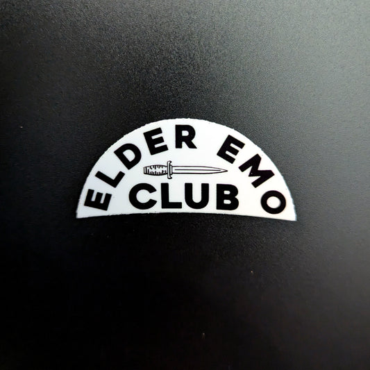 Elder Emo Club sticker