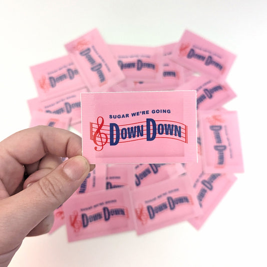 Sugar We're Going Down Down Sticker