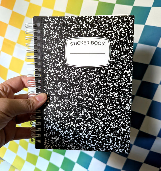 Reusable Sticker Composition Book