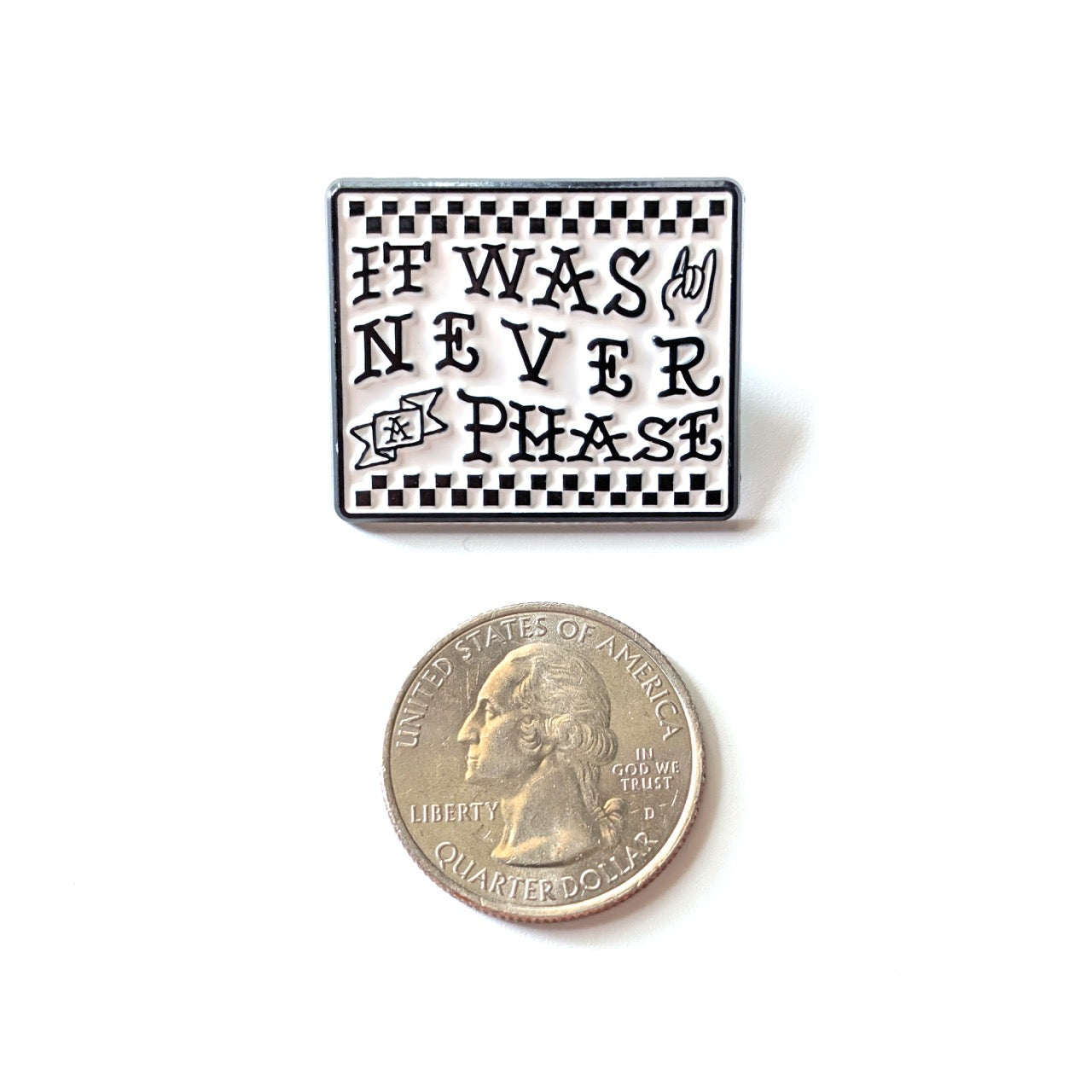 "It Was Never a Phase" Enamel Pin