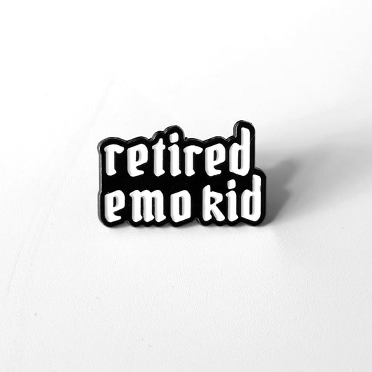 "Retired Emo Kid" Enamel Pin