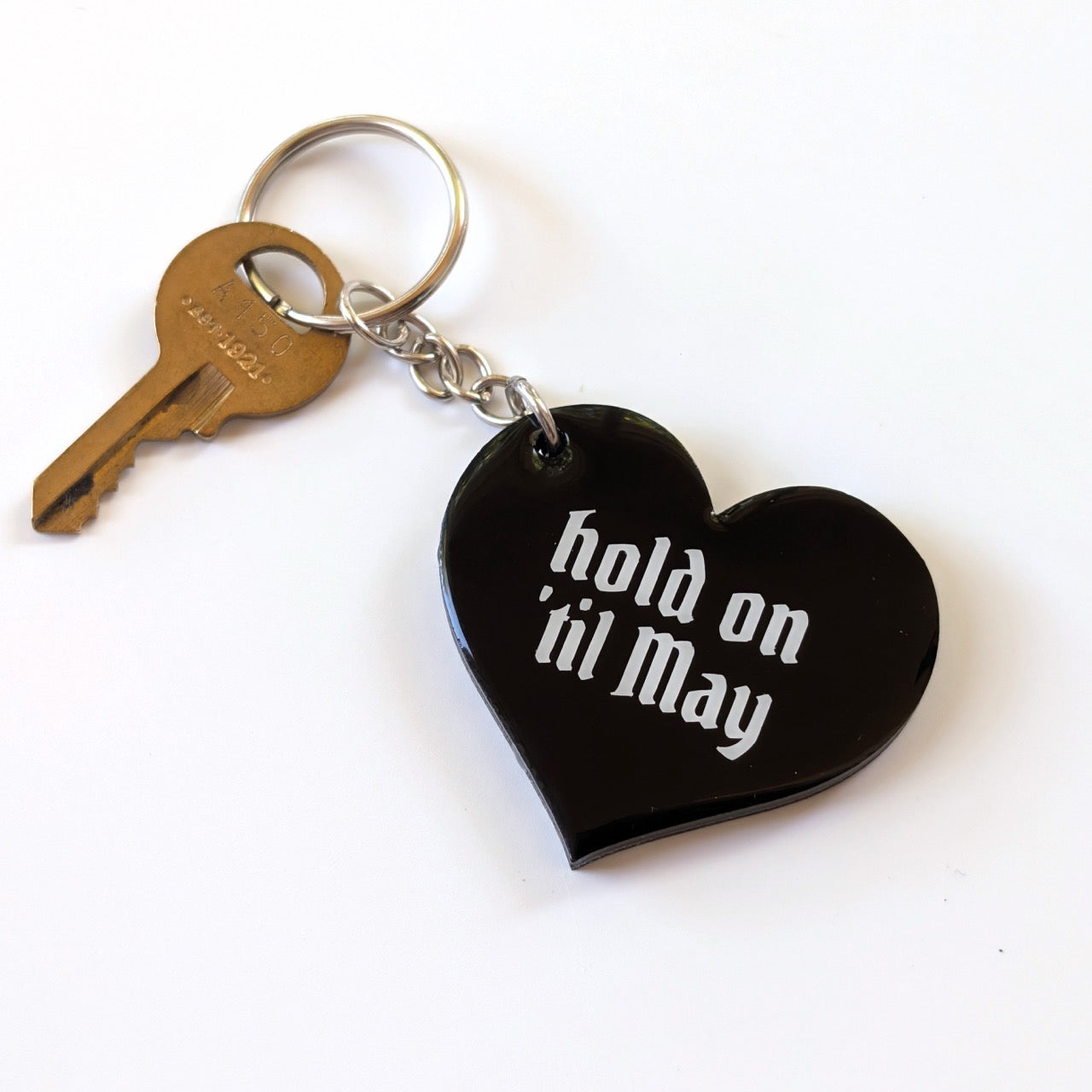 Hold on 'til May Acrylic Keychain