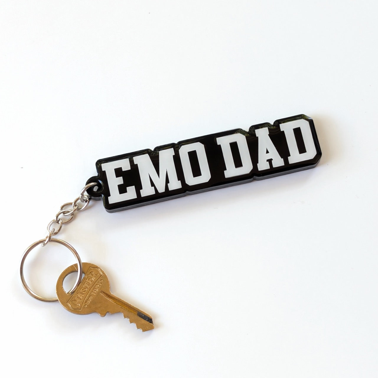 Emo Dad Acrylic Keychain