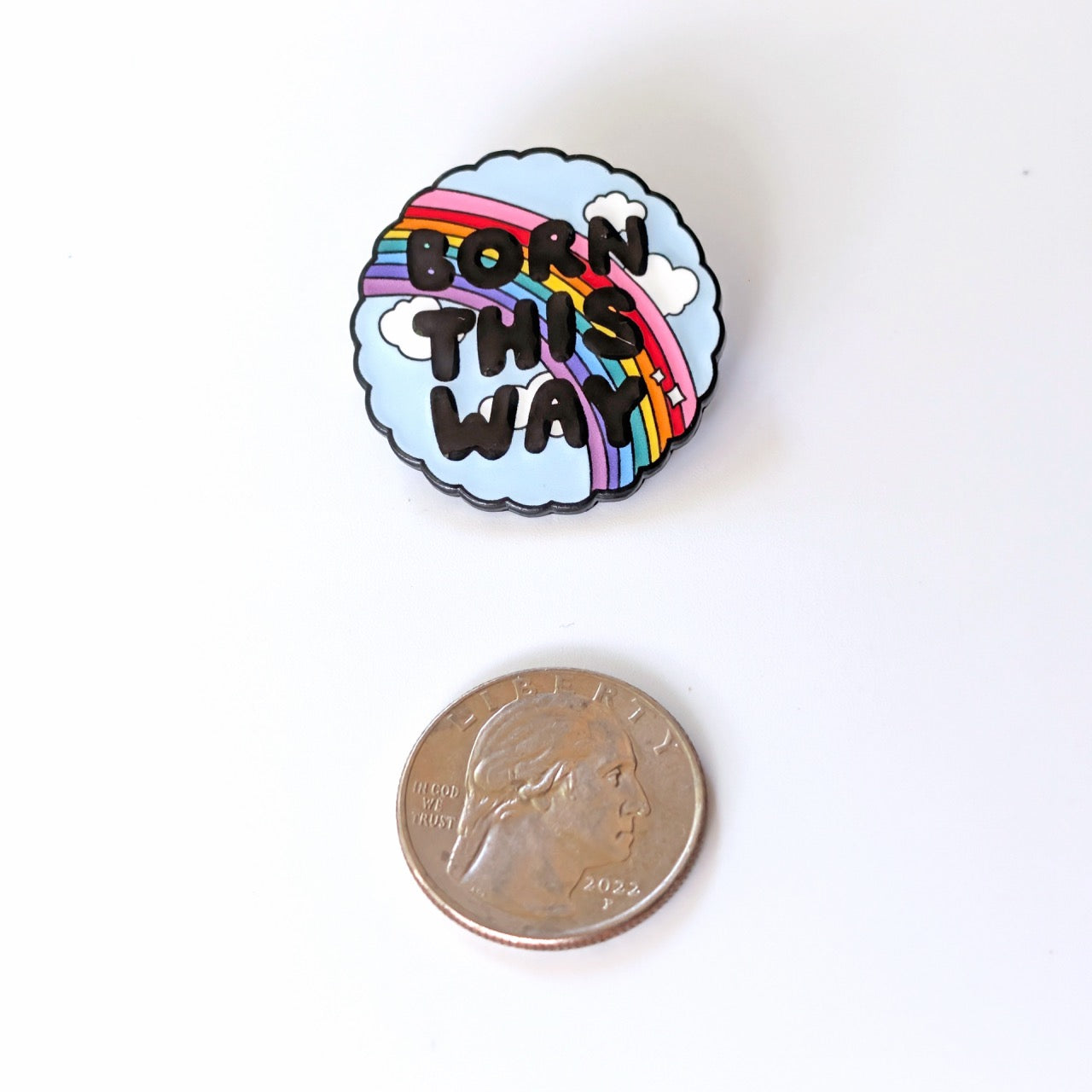 Born This Way Pride Enamel Pin