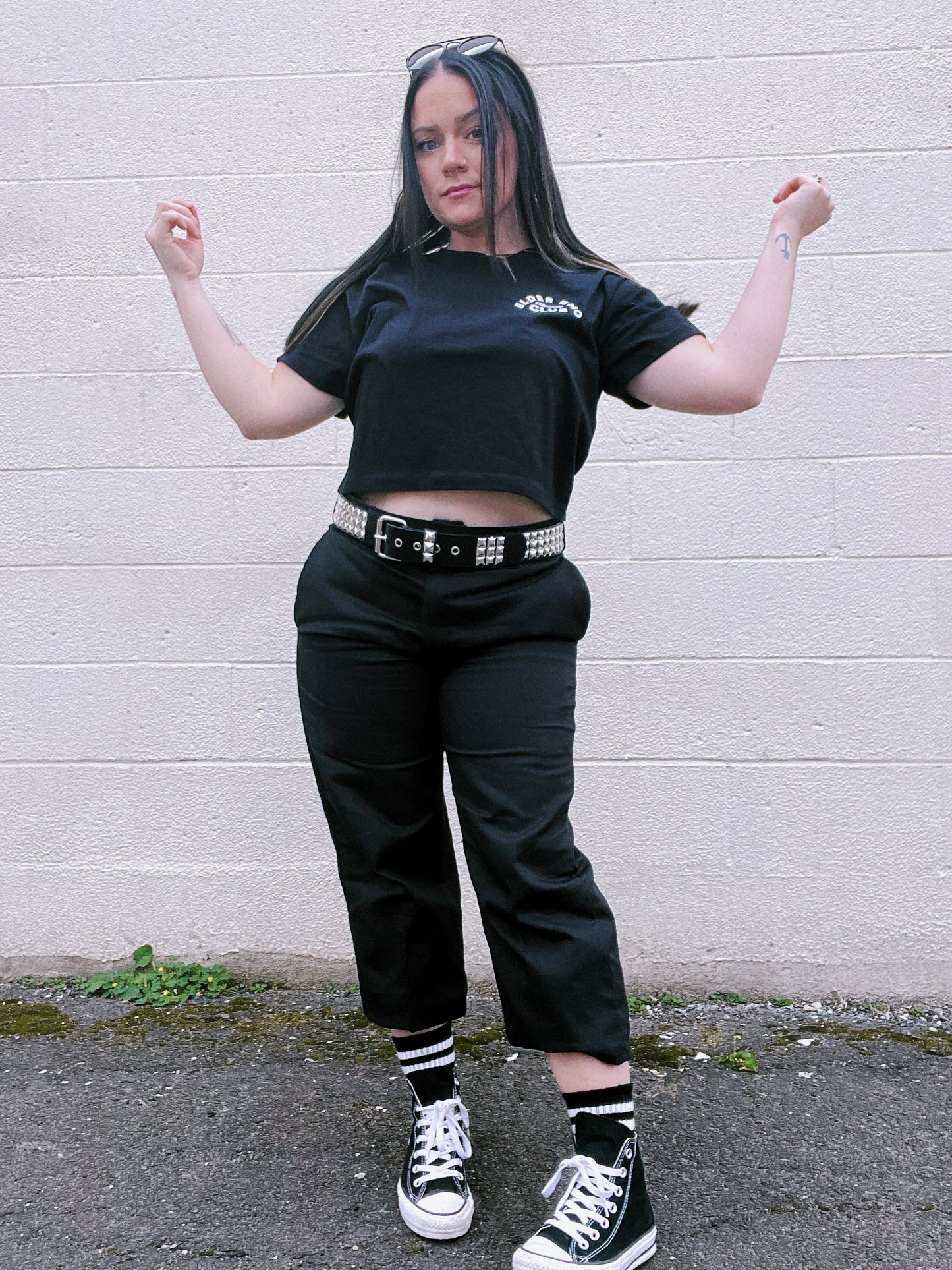 Elder Emo Club Crop Top