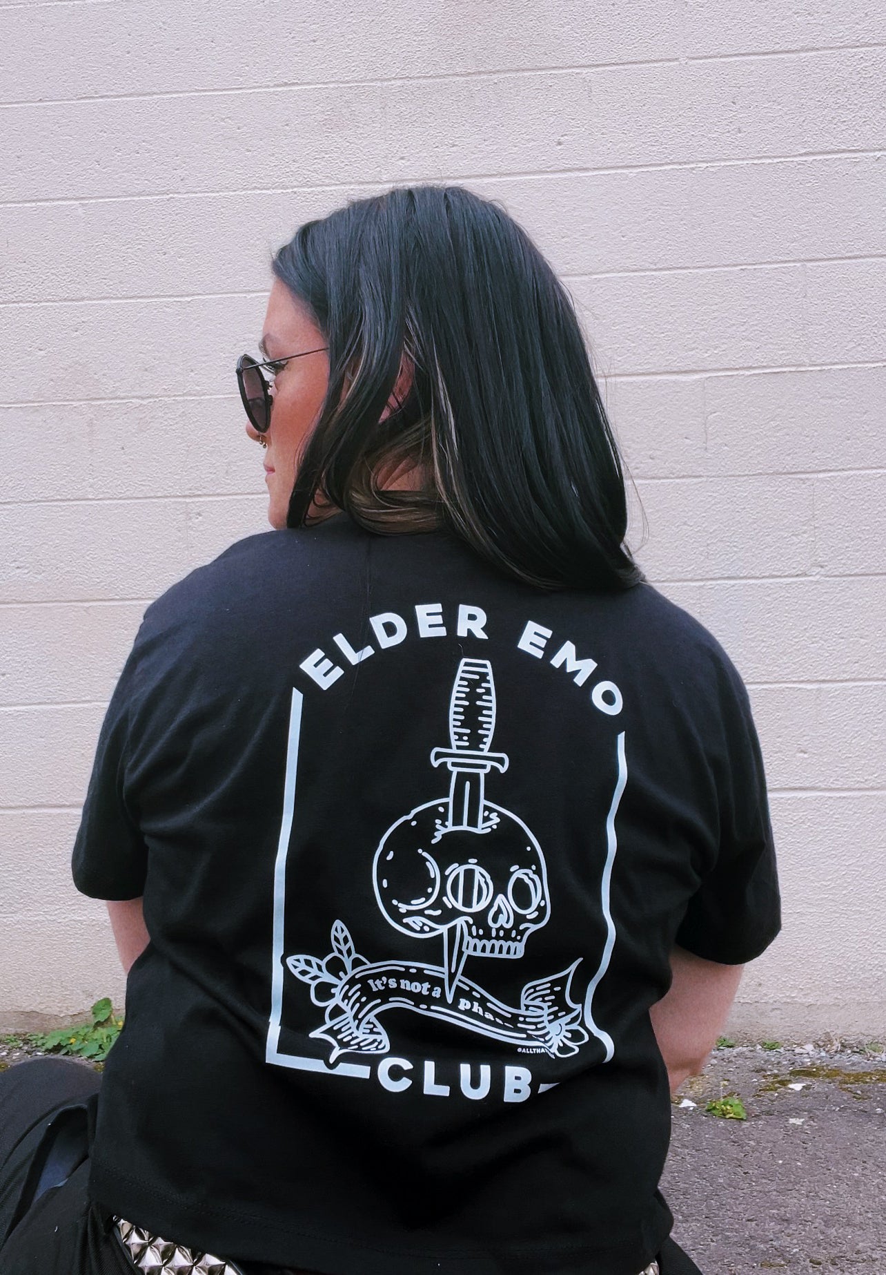 Elder Emo Club Crop Top