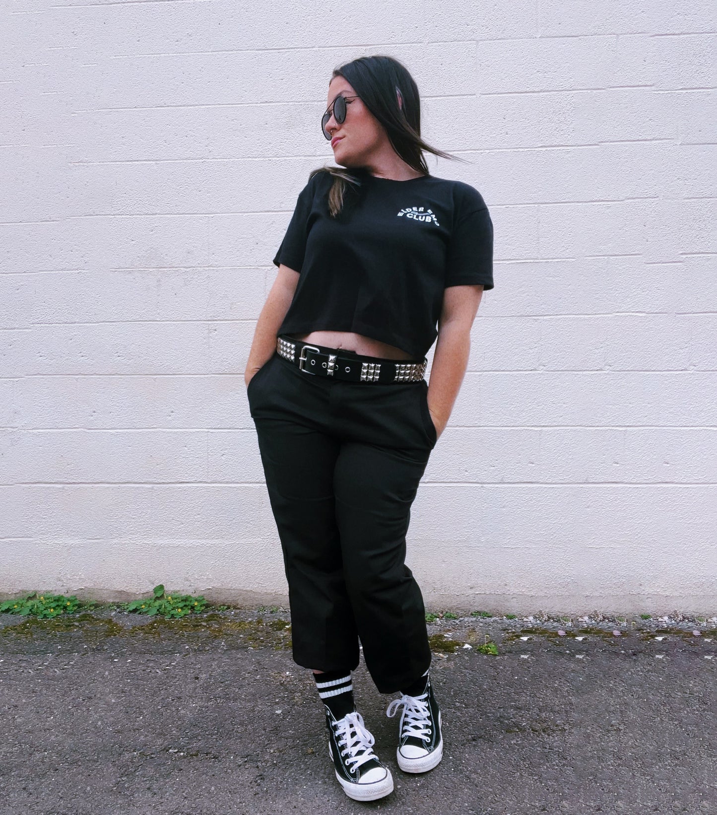 Elder Emo Club Crop Top