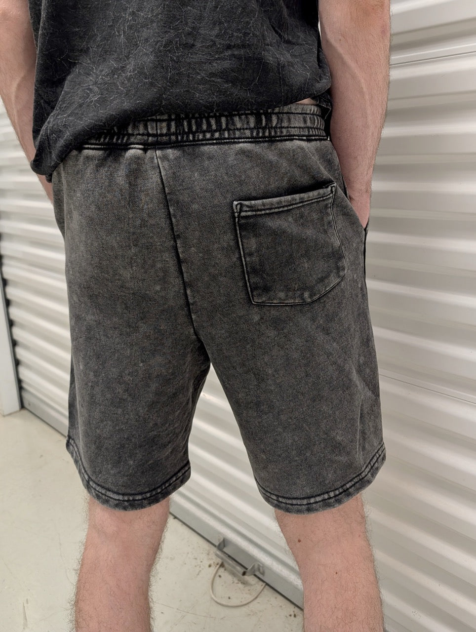 Come Out Swinging Unisex Mineral Wash Fleece Shorts
