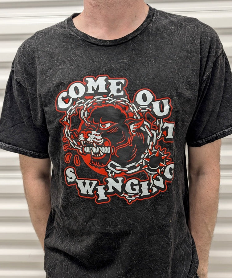 Come Out Swinging Unisex Mineral Wash Shirt