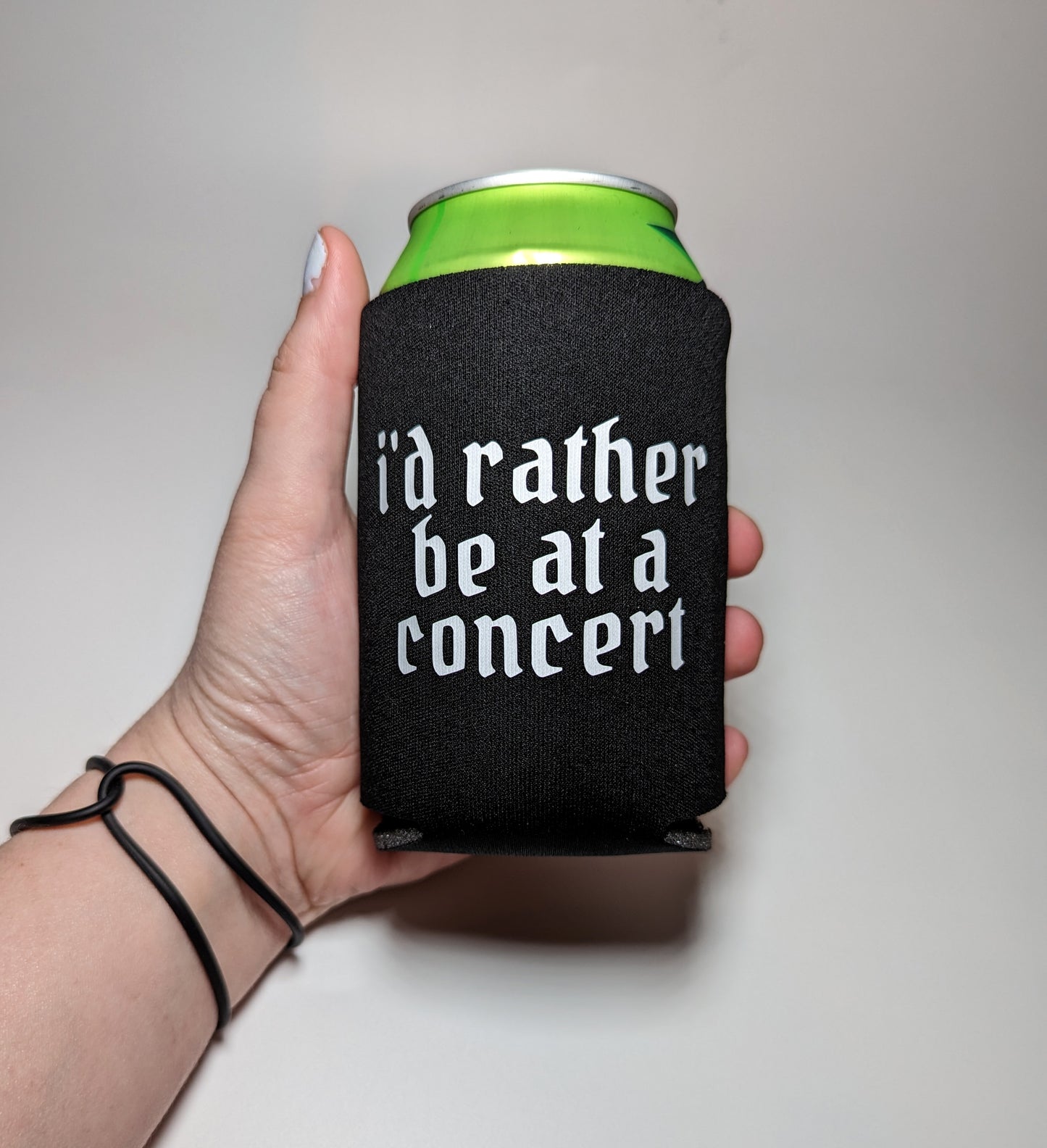 I'd Rather Be at a Concert Can Cooler