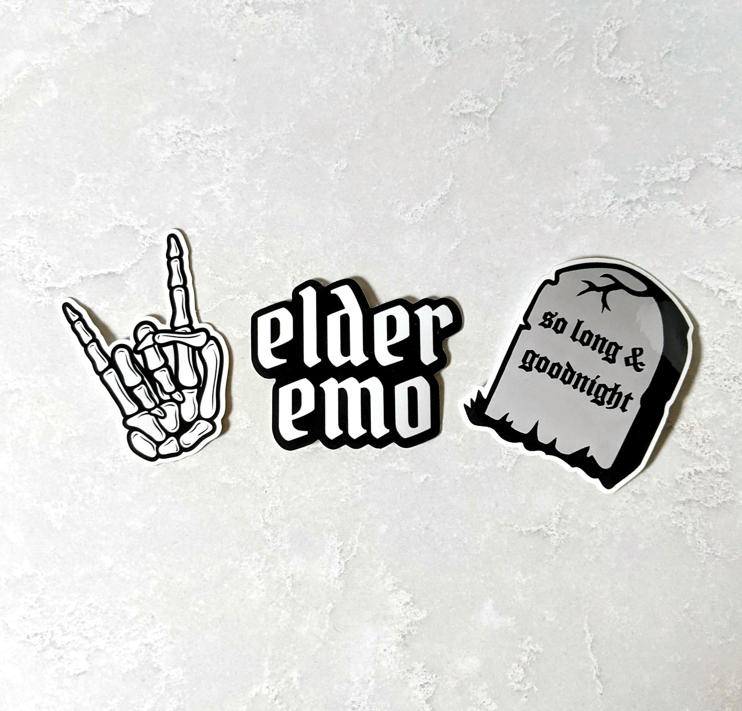 Elder Emo Sticker Pack